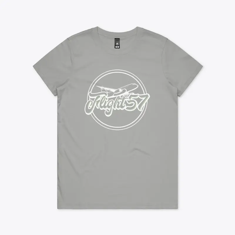 Flight57 Tees Back Logo w/Green